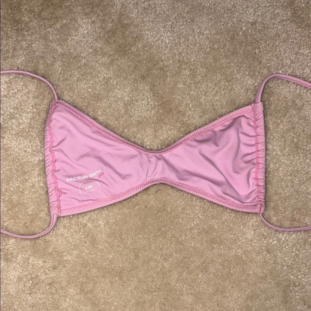 PacSun Eco Swim Pink Bikini Top - Picture 4 of 8